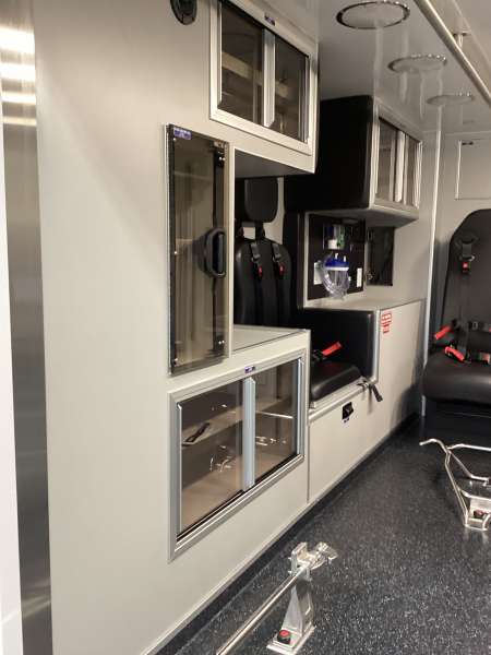 Photo of Advance EMS interior view.