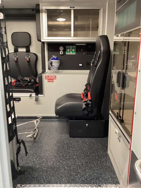 Photo of Advance EMS interior view.