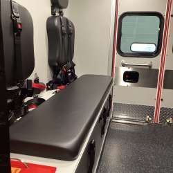 Photo of Advance EMS interior view.