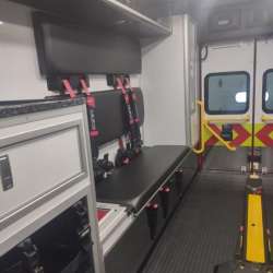 Photo of interior bench