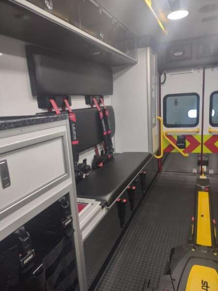 Photo of interior bench