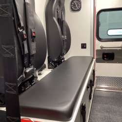 Photo of American Ambulance Service Inc. New Delivery interior shot showcasing the hardware.