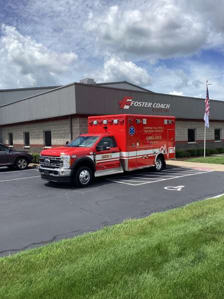 Photo of Chippewa Remount outside of foster coach.