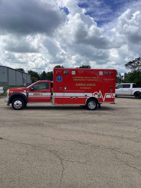 Photo of Chippewa Remount outside view of new delivery.