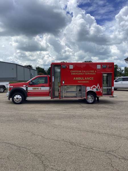 Photo of Chippewa Remount outside view of new delivery.