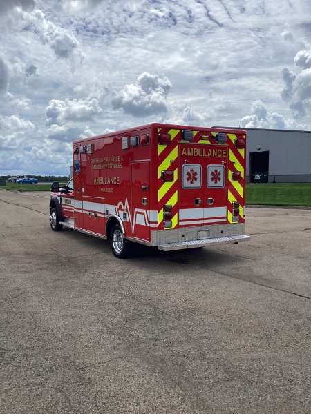 Photo of Chippewa Remount outside view of new delivery.