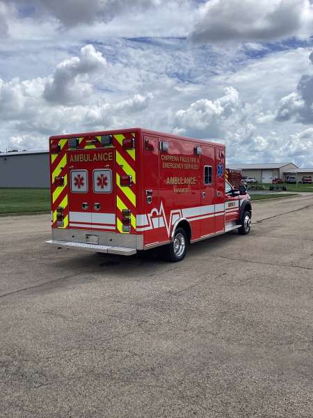 Photo of Chippewa Remount outside view of new delivery.