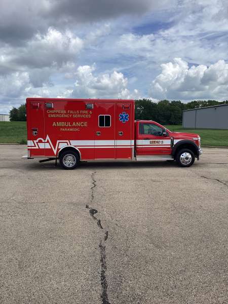 Photo of Chippewa Remount outside view of new delivery.