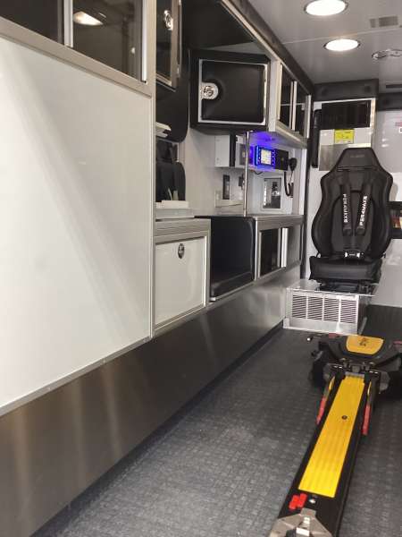 Photo of Chippewa Remount interior view of new delivery.