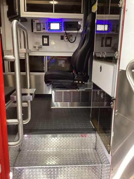 Photo of Chippewa Remount interior view of new delivery.
