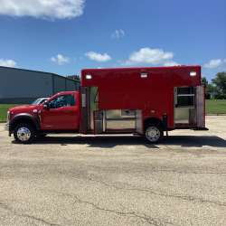 Photo of Epworth Fire Department New Delivery outside view.