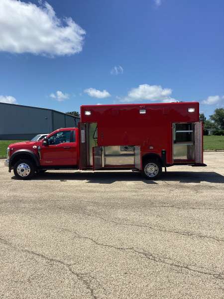 Photo of Epworth Fire Department New Delivery outside view.