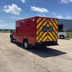 Photo of Epworth Fire Department New Delivery outside view.