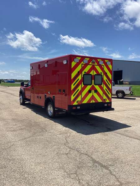 Photo of Epworth Fire Department New Delivery outside view.