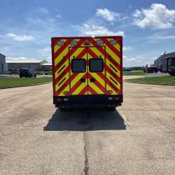 Photo of Epworth Fire Department New Delivery outside view.
