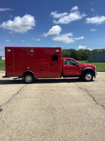 Photo of Epworth Fire Department New Delivery outside view.