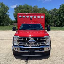 Photo of Epworth Fire Department New Delivery outside view.