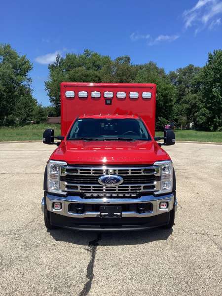 Photo of Epworth Fire Department New Delivery outside view.