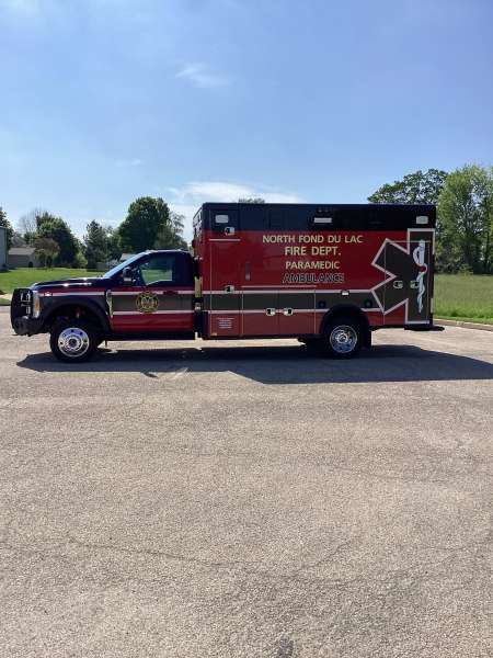 Photo of North Fond Du Lac Fire Depart. Side View