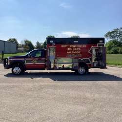 Photo of North Fond Du Lac Fire Depart. Side View Opened