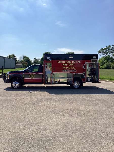 Photo of North Fond Du Lac Fire Depart. Side View Opened