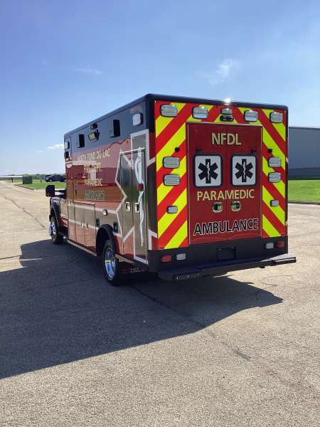 Photo of North Fond Du Lac Fire Depart. Side Back View