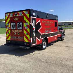 Photo of North Fond Du Lac Fire Depart. Side Back View