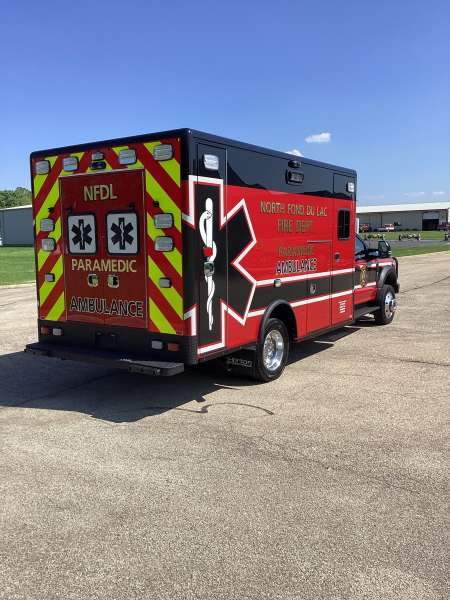 Photo of North Fond Du Lac Fire Depart. Side Back View