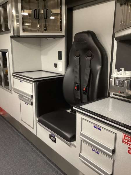 Photo of Logan County Paramedics Ambulance Interior View 6