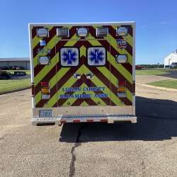 Photo of Logan County Paramedics Ambulance Back View