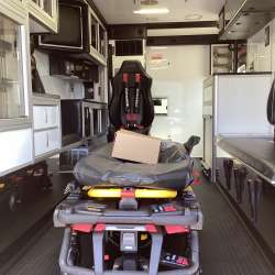 Photo of Joliet Fire Ambulance Interior View