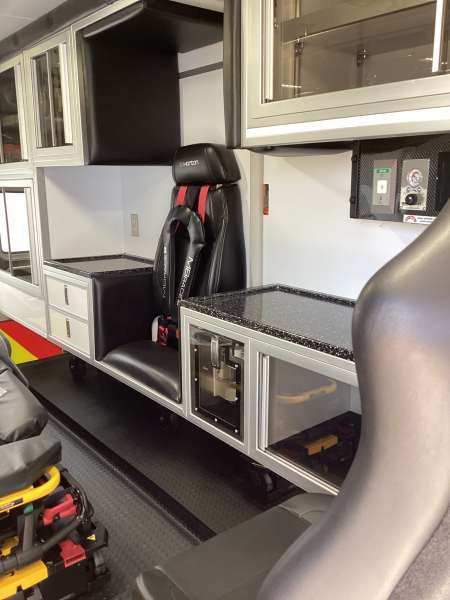 Photo of Joliet Fire Ambulance Interior View 6