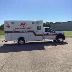 Photo of Joliet Fire Ambulance Side View