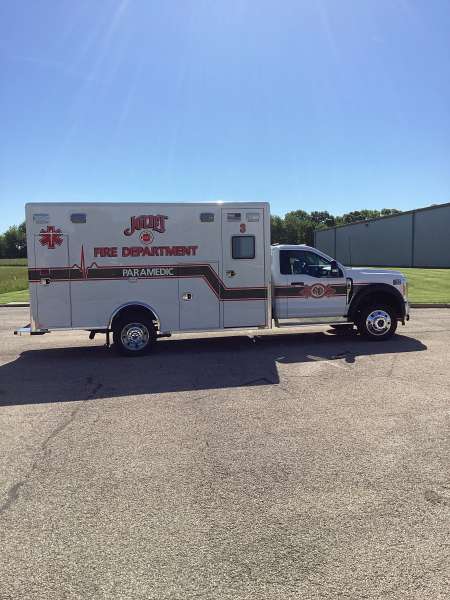 Photo of Joliet Fire Ambulance Side View