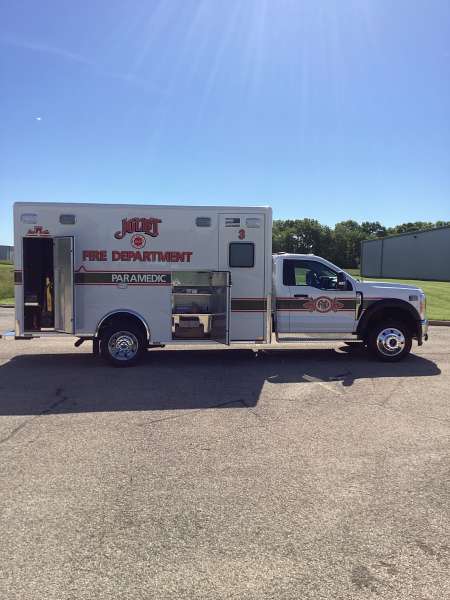 Photo of Joliet Fire Ambulance Side View Opened