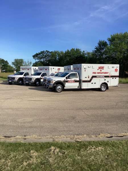 Photo of Joliet Fire Ambulance Options Side View