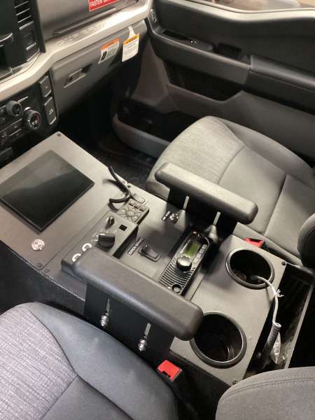 Photo of Little Rock Fox Fire Protection Dist. Ambulance Front Console View