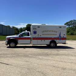 Photo of Little Rock Fox Fire Protection Dist. Ambulance Side View Closed