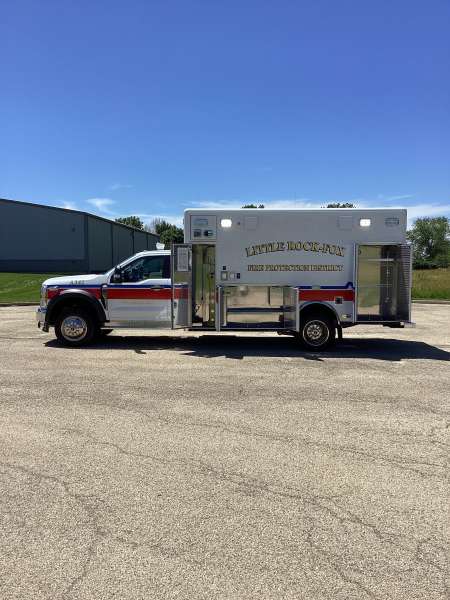Photo of Little Rock Fox Fire Protection Dist. Ambulance Side View Opened