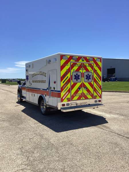Photo of Little Rock Fox Fire Protection Dist. Ambulance Side Back View