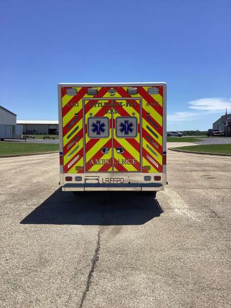 Photo of Little Rock Fox Fire Protection Dist. Ambulance Back View