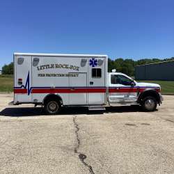 Photo of Little Rock Fox Fire Protection Dist. Ambulance Side View