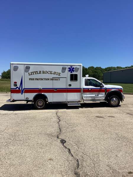 Photo of Little Rock Fox Fire Protection Dist. Ambulance Side View