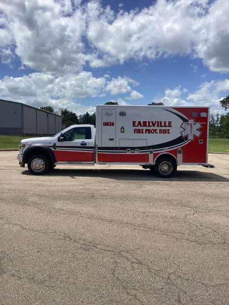 Photo of Earlville Fire Protection Dist. Ambulance Side View