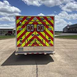 Photo of Earlville Fire Protection Dist. Ambulance Back View