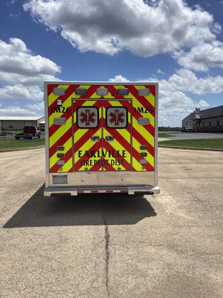 Photo of Earlville Fire Protection Dist. Ambulance Back View