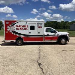 Photo of Earlville Fire Protection Dist. Ambulance Side View 2