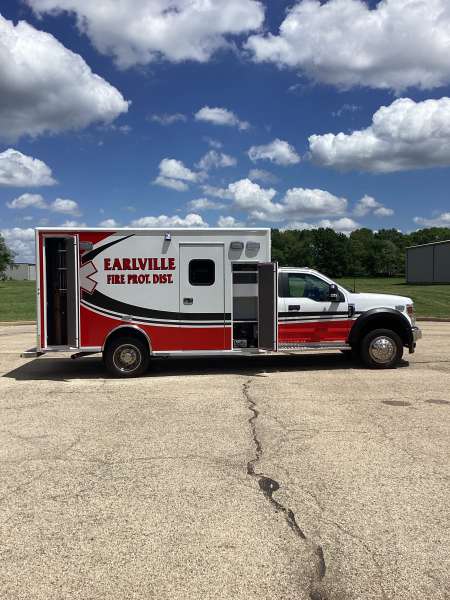 Photo of Earlville Fire Protection Dist. Ambulance Side Opened View 2