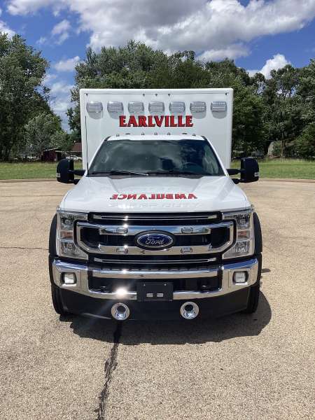 Photo of Earlville Fire Protection Dist. Ambulance Front View