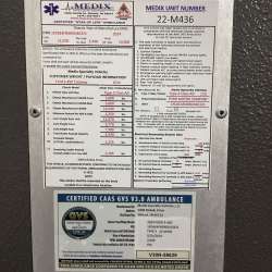 Photo of Village of Posen Ambulance Interior View VIN